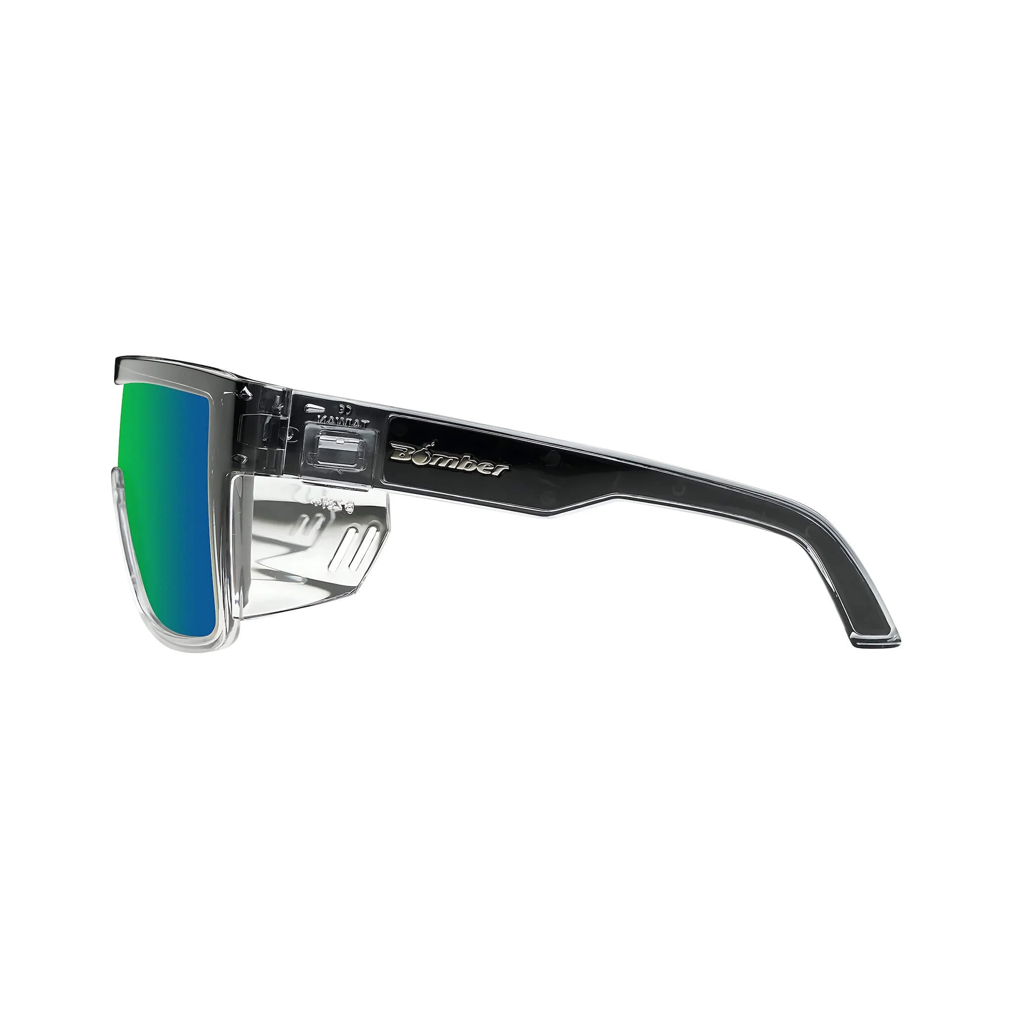 Buzz-Bomb Polarized Safety Glasses - Green - Image 3