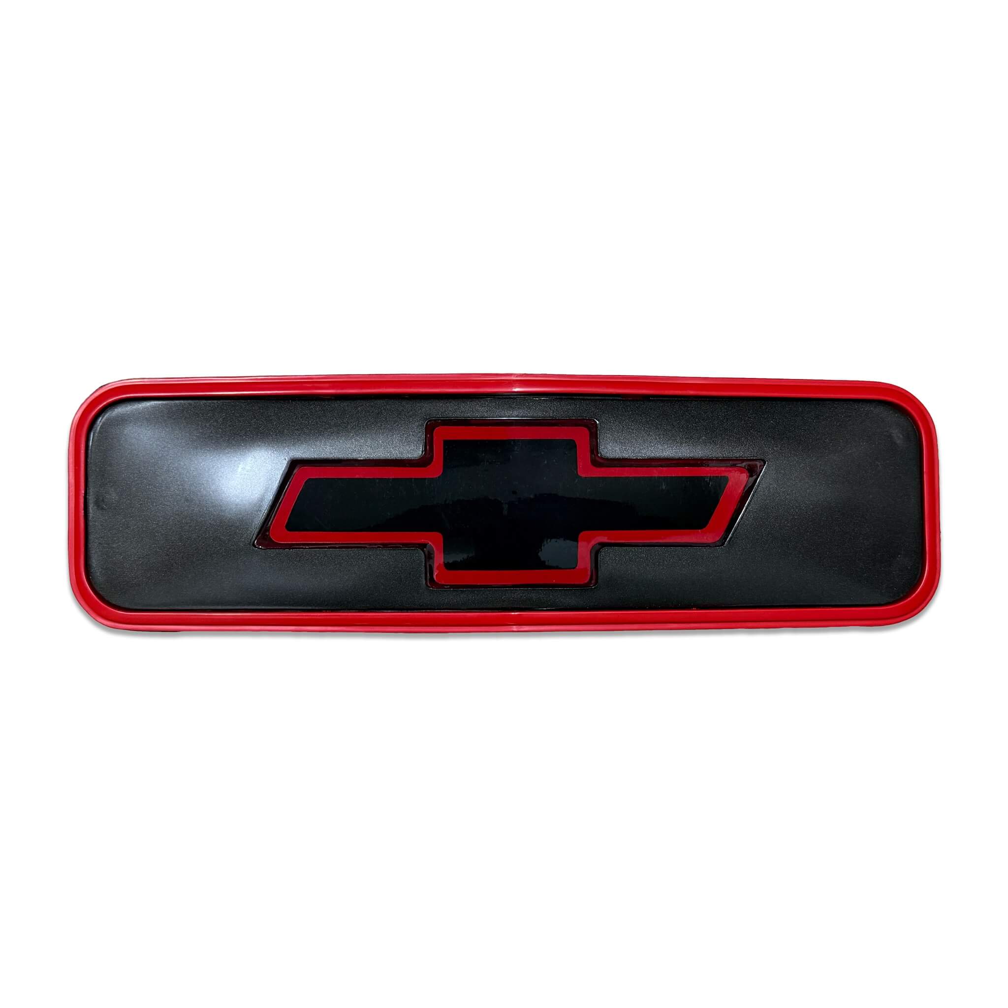 CHEVY OBS EMBLEM - BLACK/RED
