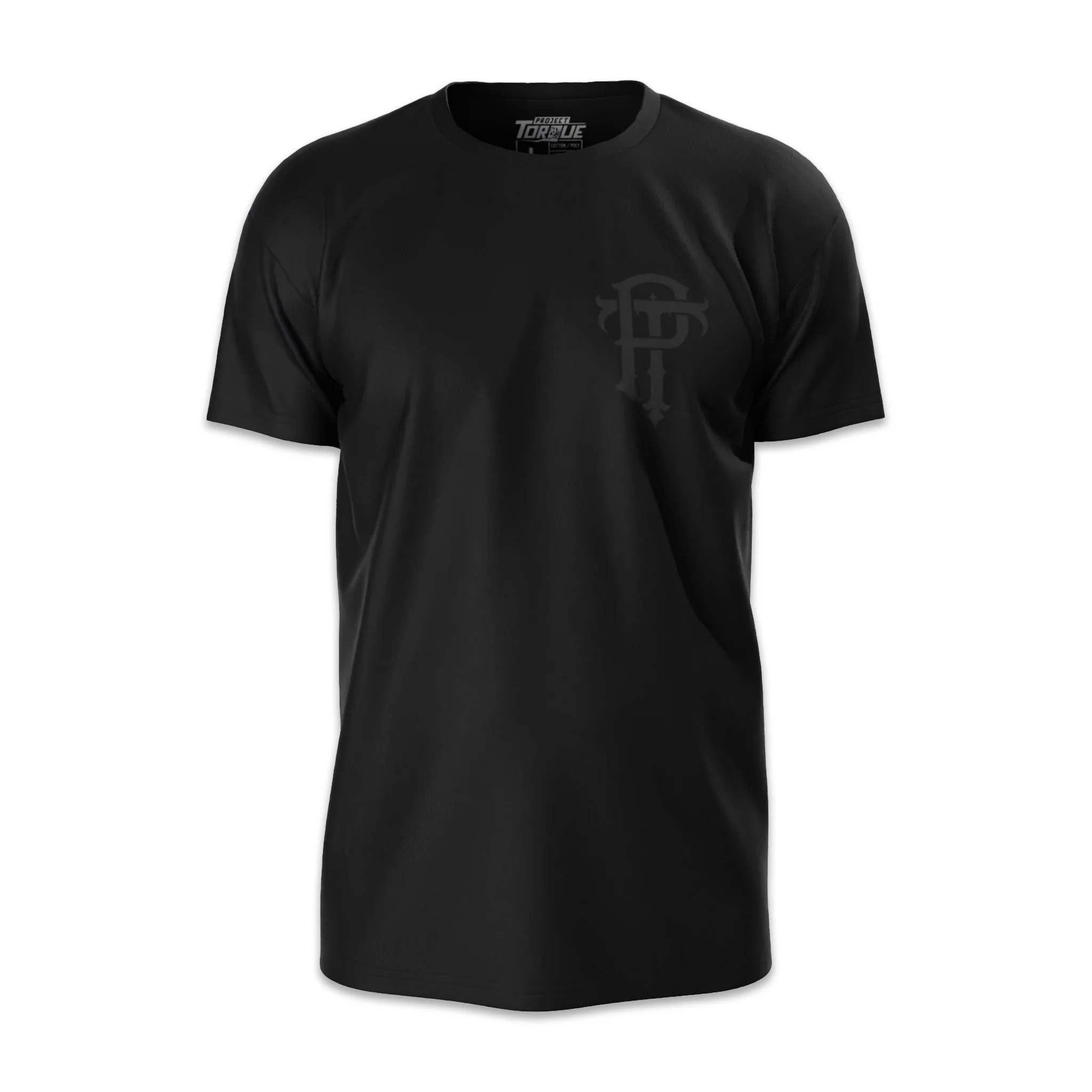 CLASSIC TORQUE TRIPLE BLACK LOGO T-SHIRT - Image 2