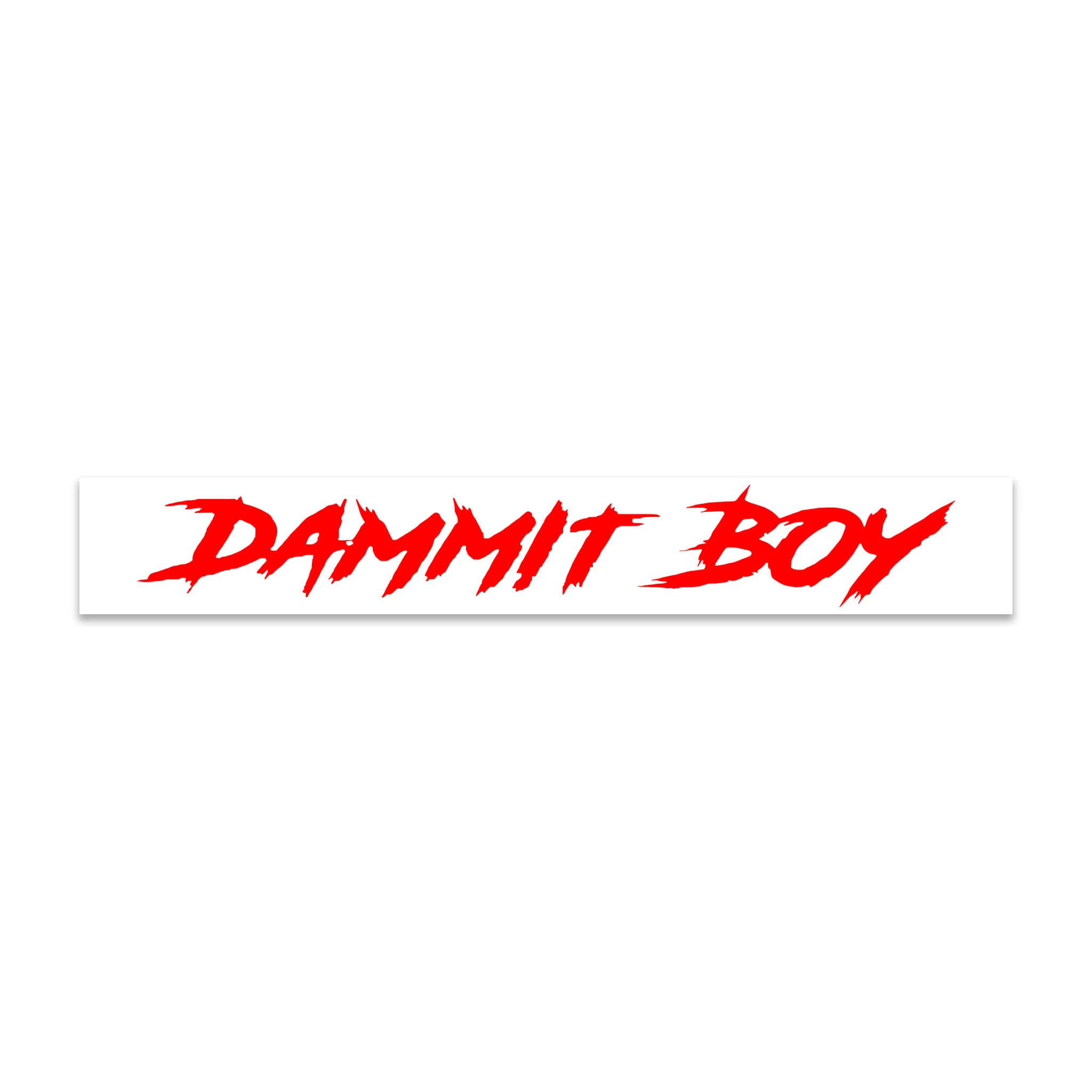 "DAMMIT BOY" WINDSHIELD DECAL - Image 4