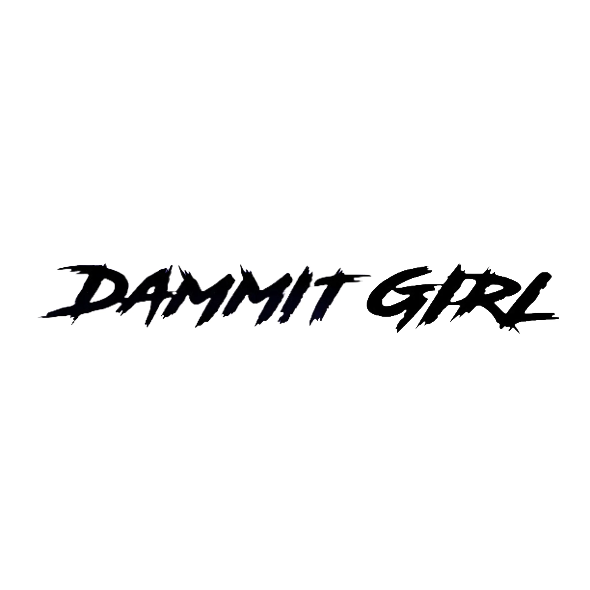 "DAMMIT GIRL" WINDSHIELD DECAL - Image 3