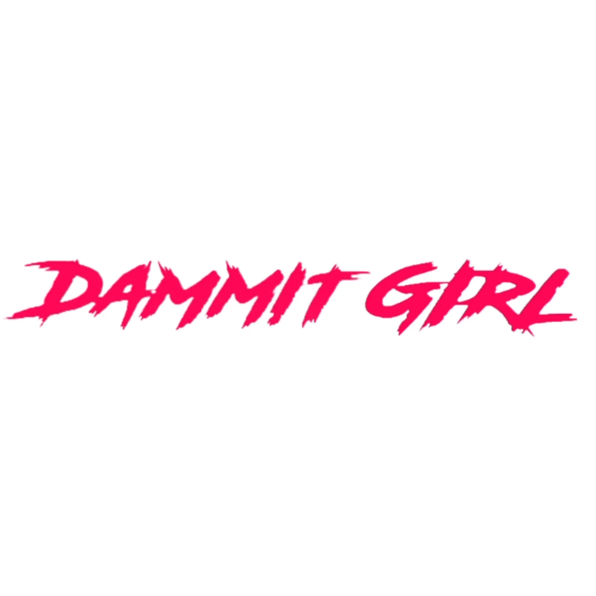 "DAMMIT GIRL" WINDSHIELD DECAL - Image 5