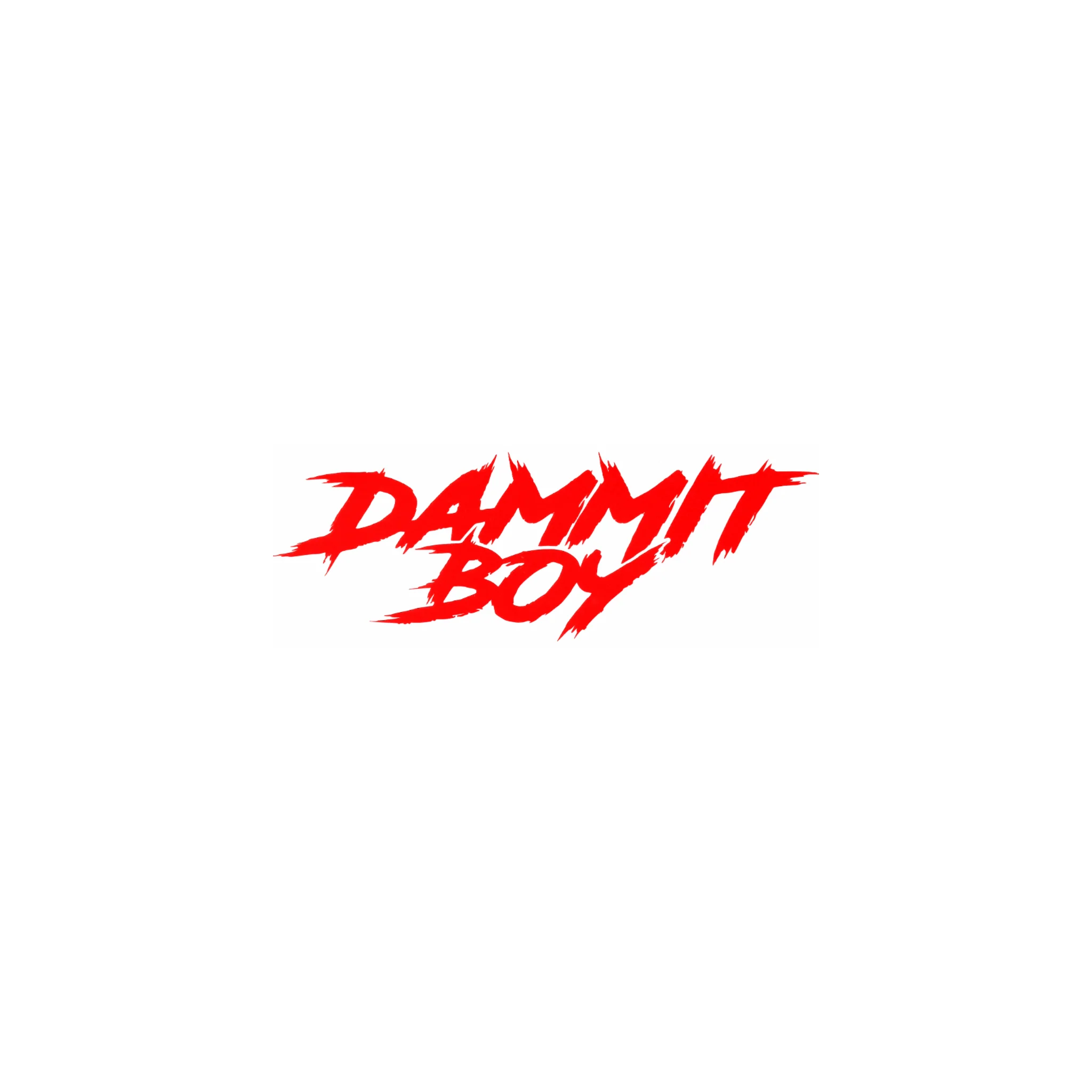 SMALL "DAMMIT BOY" DECAL - Image 5