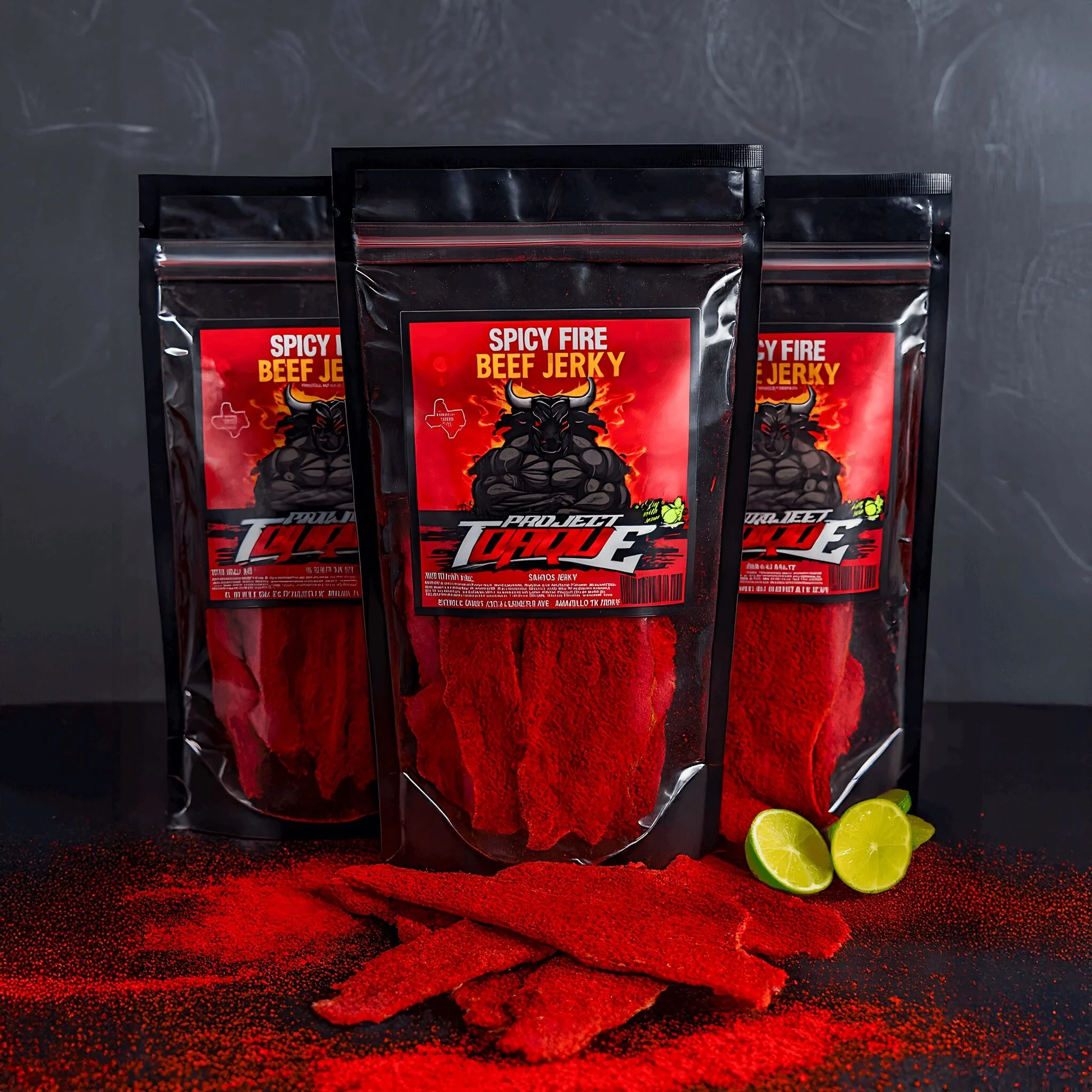 SPICY FIRE BEEF JERKY (CARNE SECA) - Image 3